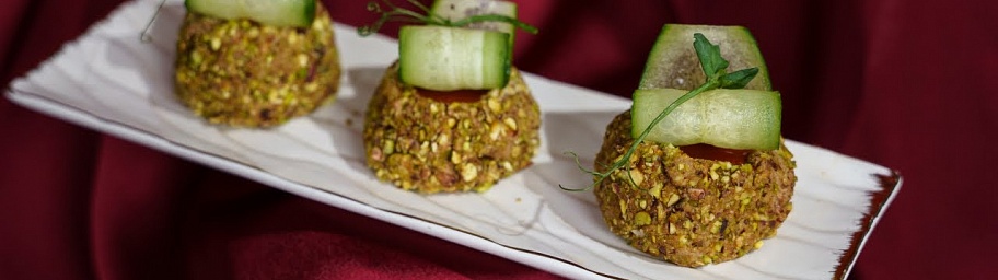 Rabbit liver pate with pistachios
