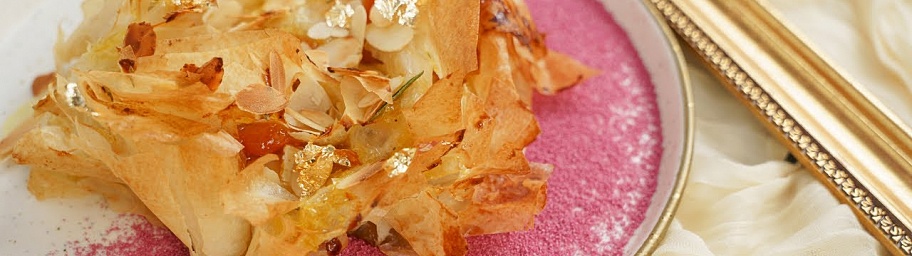 Brie and almond pie