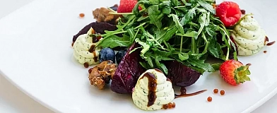 Beetroot Salad with Beads of Tamaki Balsamic Vinegar